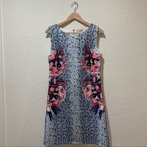 ELISA Immagine Shift Dress Small Sleeveless Unique - Picture 5 of 12